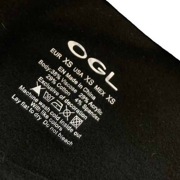 NEW OGL MOVE Heavy Thermal Mermaid Maxi Skirt - Black Size XS Eco-Mousse Stretch - Picture 10 of 11